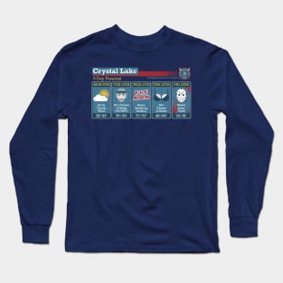 Crystal Lake Forecast Long Sleeve T-Shirt